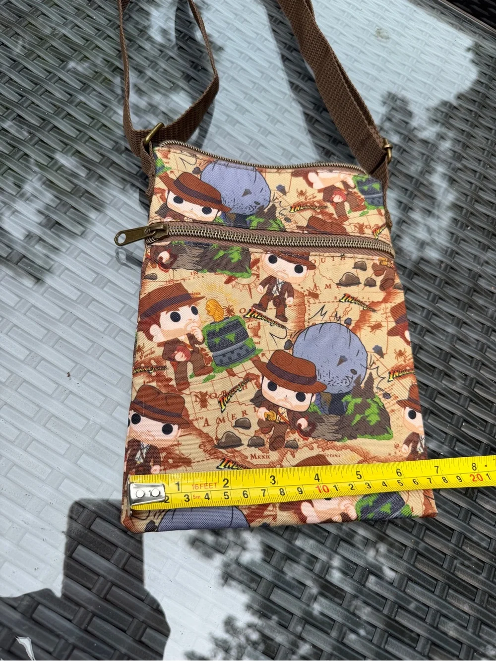 Funko Pop Indiana Jones Kids Crossbody Bag with Cartoon Print